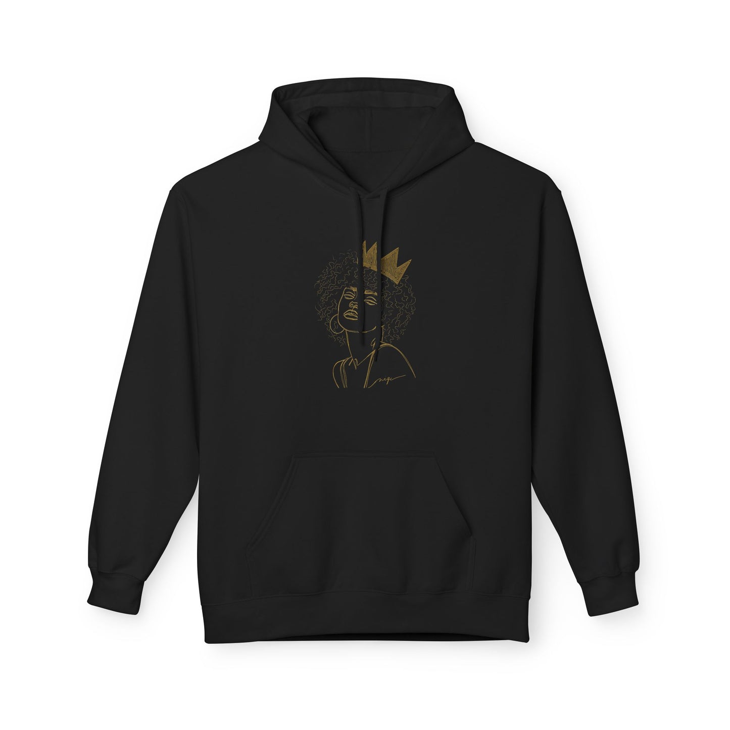 Hoodie « Golden Queen » — Couronnée. Puissante. Incontestable.