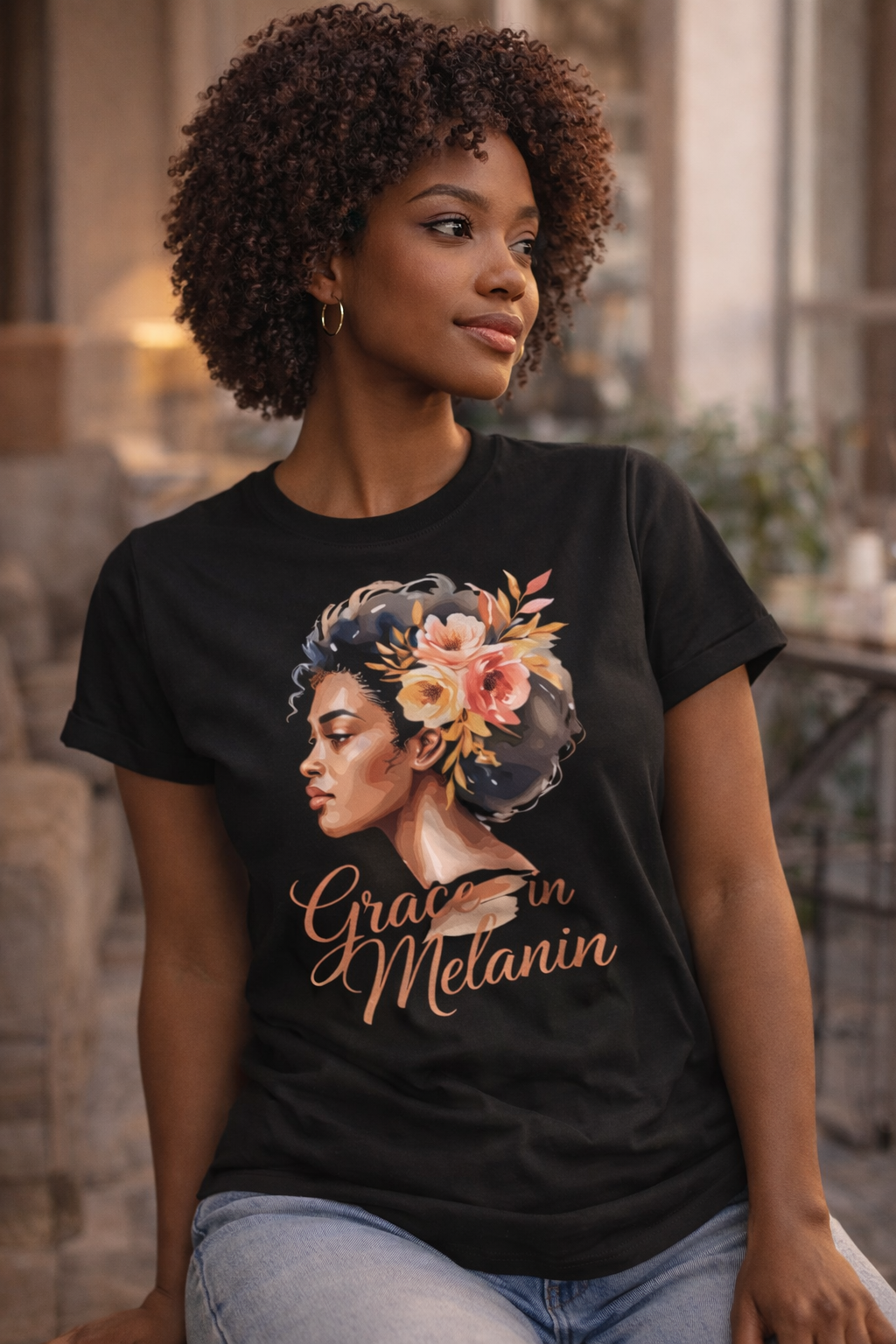 T-Shirt Grace in Melanin