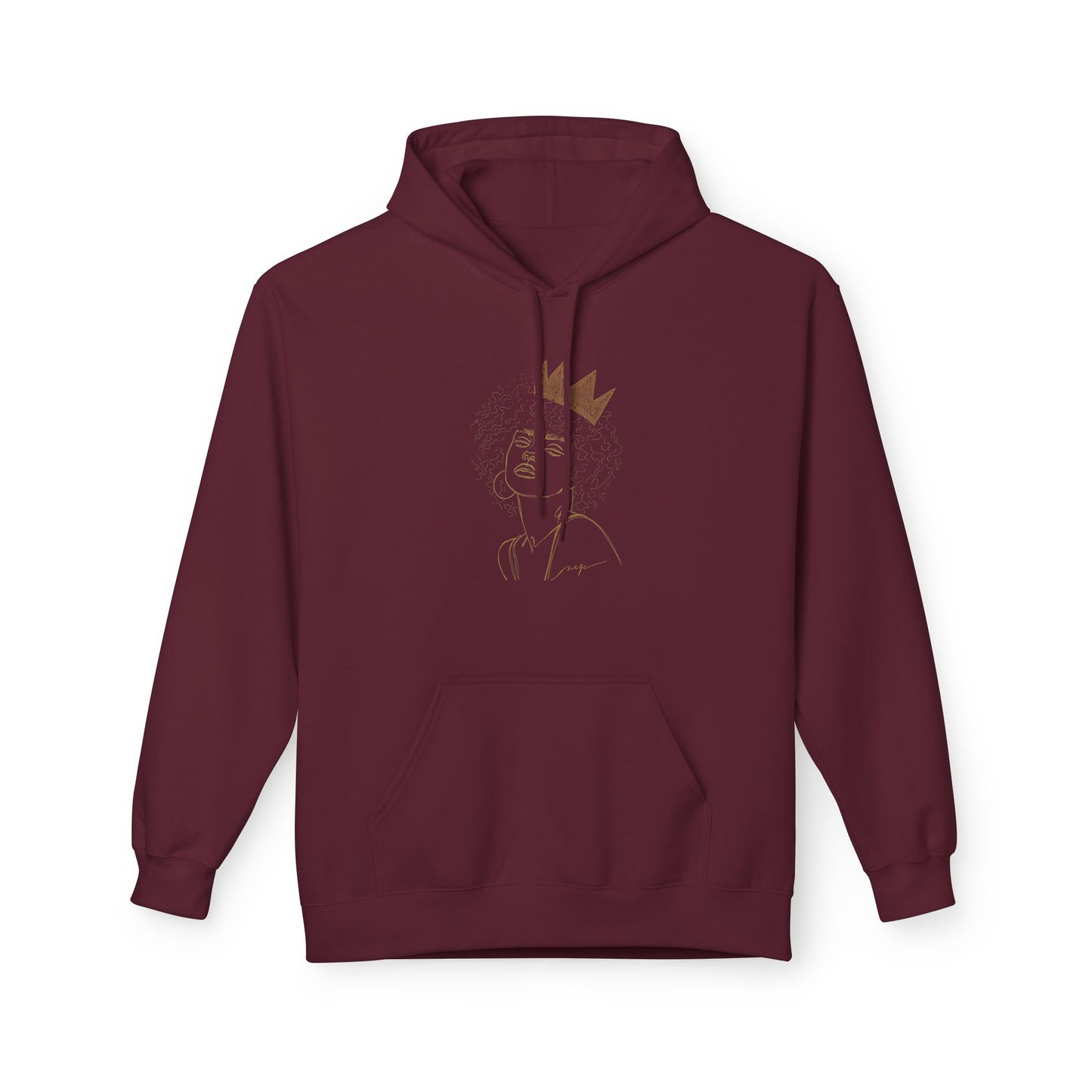 Hoodie « Golden Queen » — Couronnée. Puissante. Incontestable.